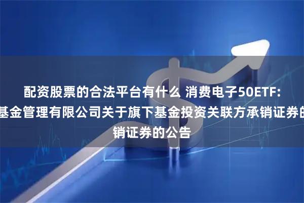 配资股票的合法平台有什么 消费电子50ETF: 招商基金管理有限公司关于旗下基金投资关联方承销证券的公告