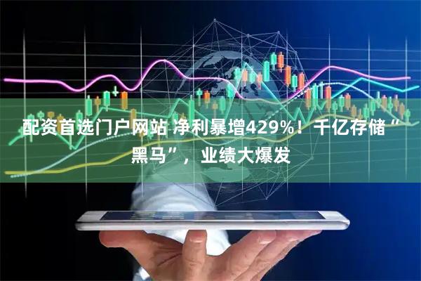 配资首选门户网站 净利暴增429%！千亿存储“黑马”，业绩大爆发